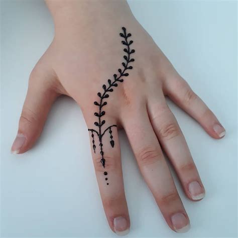 henna tattoo ideen klein